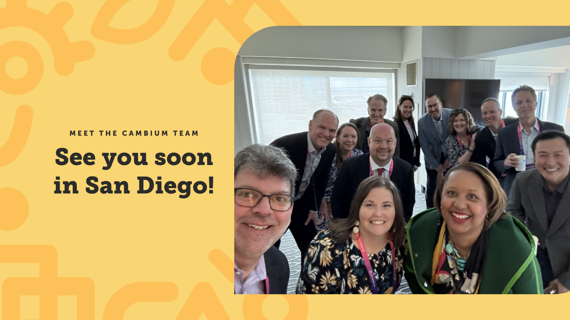 Meet the Cambium team in San Diego